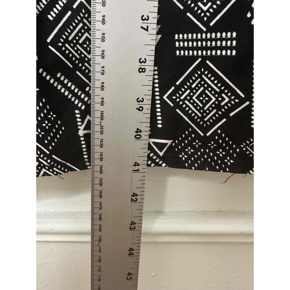 Indulge Shirtdress Womens Size 2X Black Geometric Long Sleeve Collar - Picture 5 of 7